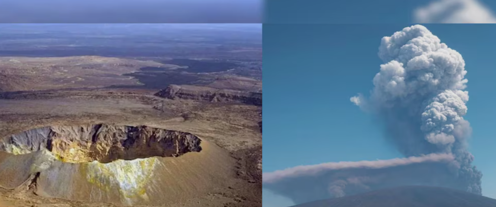 Volcanic ash from ethiopia disrupts footage