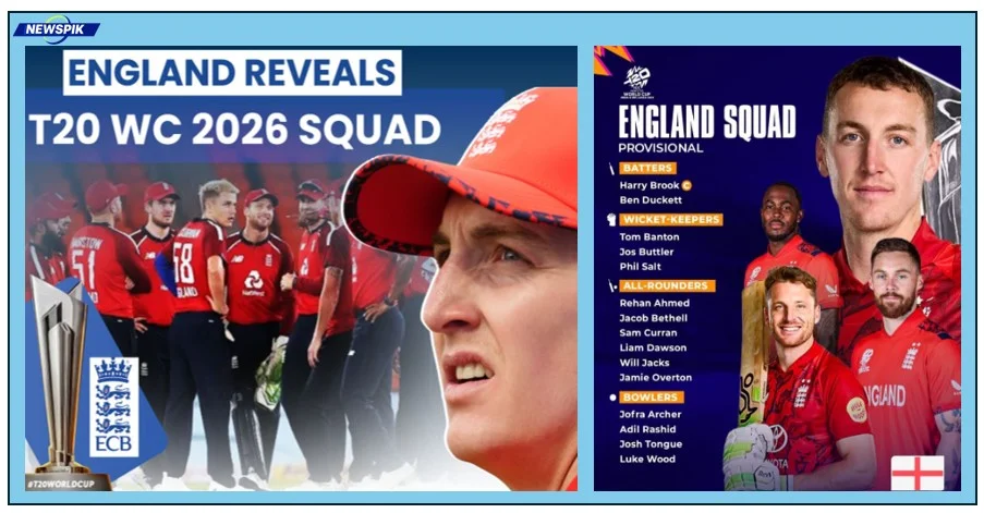 T20 World Cup 2026: England Announce Provisional Squad; Harry Brook To Captain 1 England announce provisional squad