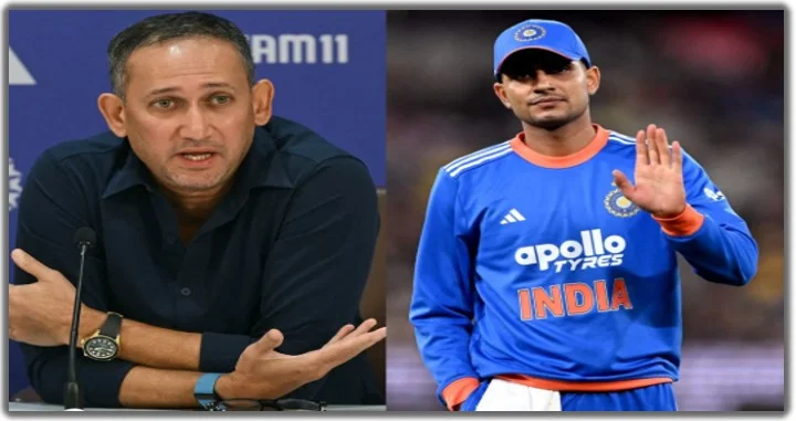 Ajit agarkar and shubman gill