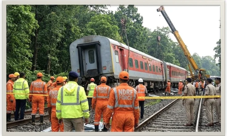 Assam train accident: rajdhani express