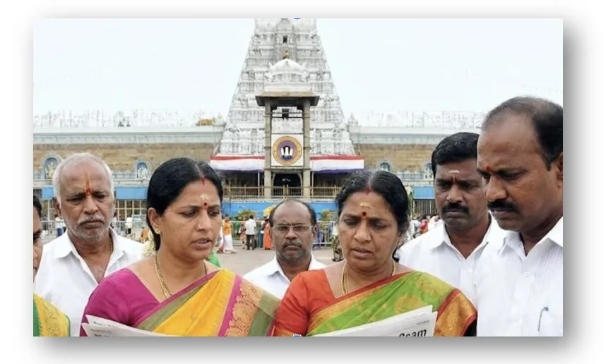 Tirumala Now Rocked By ₹54-Crore Silk Dupatta Scam After Fake Ghee, Donation Theft Rows 2 Cxc xc