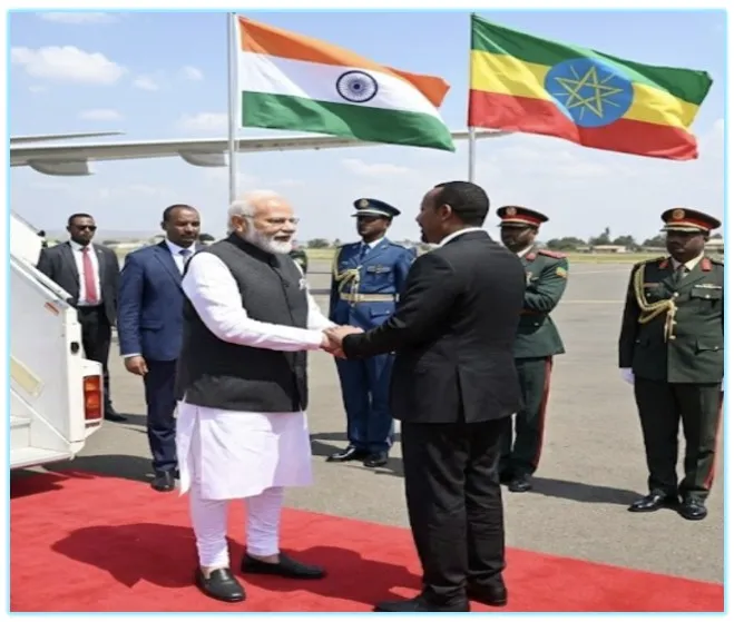 Pm modi visit to ethiopia