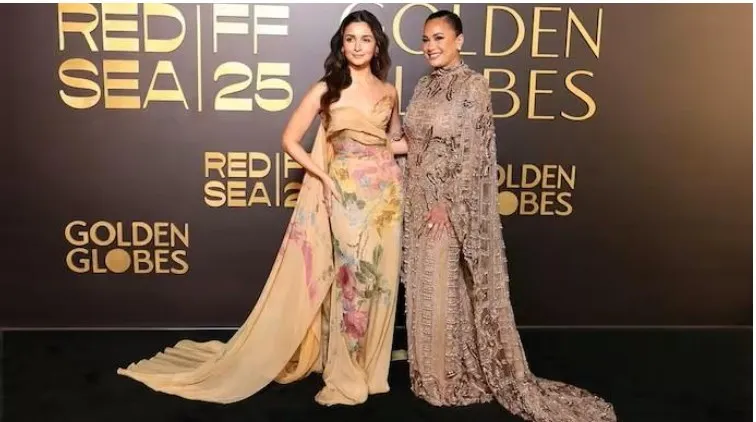 Alia bhatt honoured by golden globes at red sea film festival
