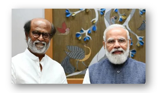 Pm modi greets rajinikanth