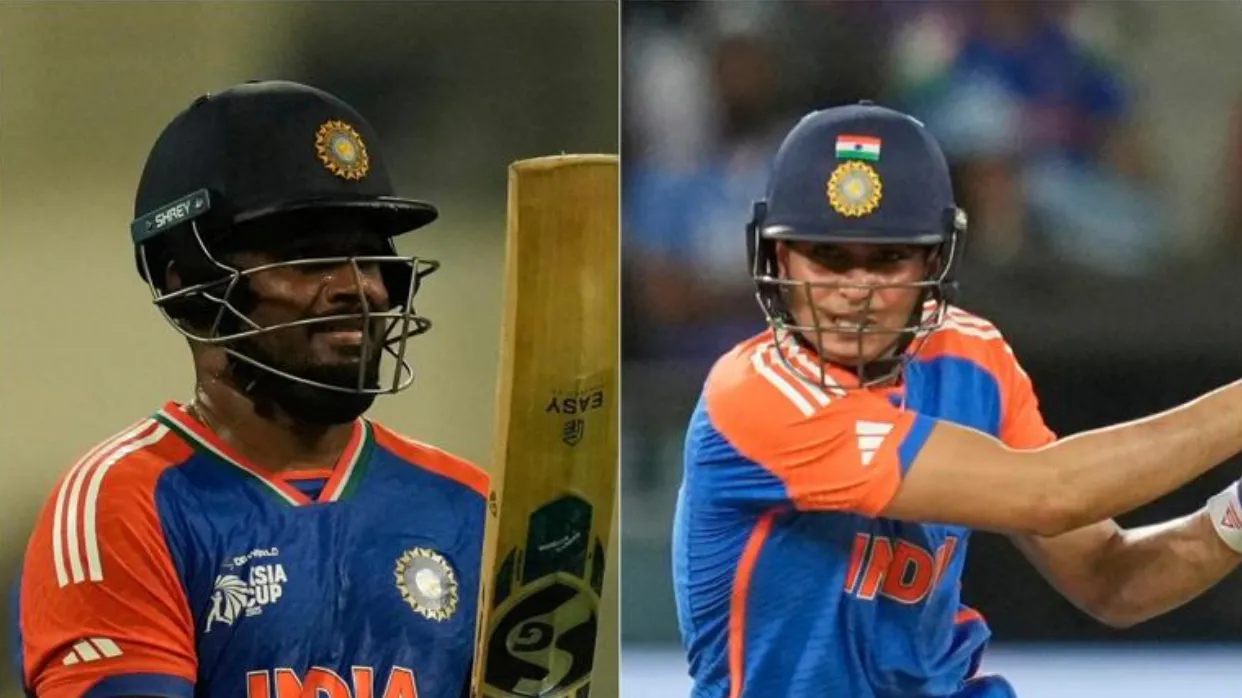 Shubman gill replaces sanju samson as t20i opener