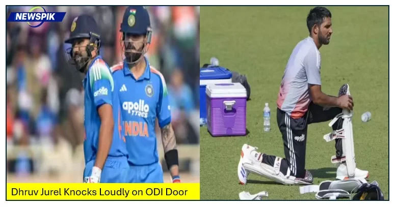 Dhruv jurel knocks loudly on odi door