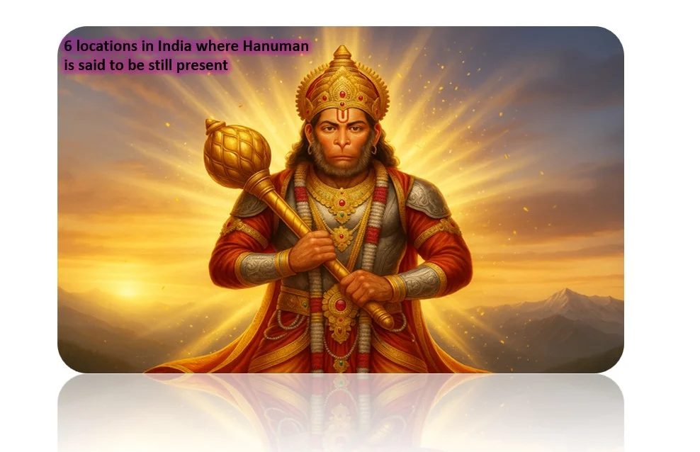 Hanuman is said to be still present