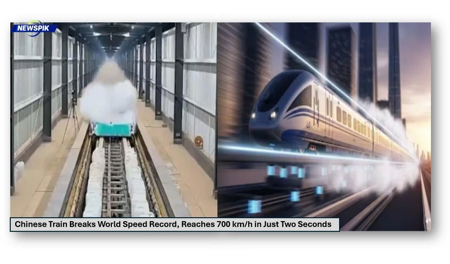 Chinese train breaks world speed record