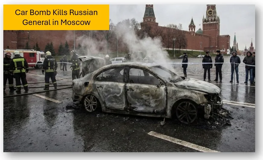 Car bomb kills russian general in moscow