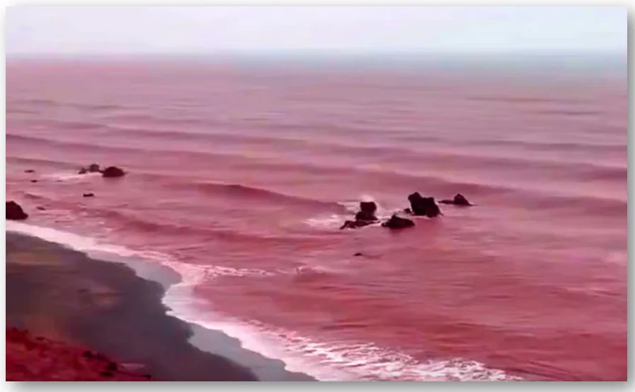 Rainfall creates dramatic