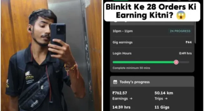Blinkit delivery man’s viral earnings reveal sparks conversation