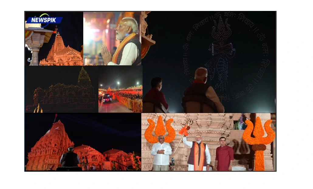 Pm modi at somnath