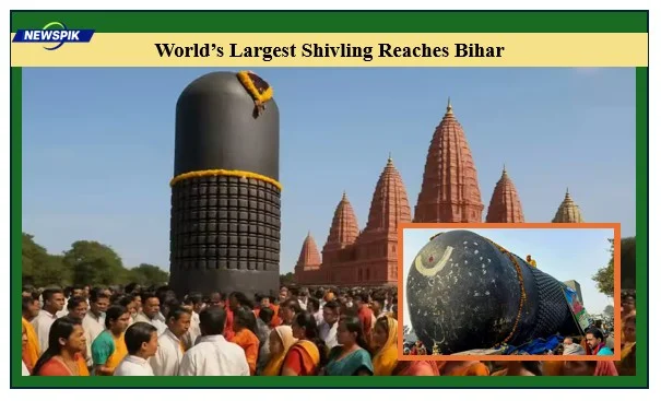 World’s largest shivling reaches bihar