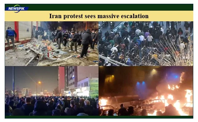 Iran protest sees massive escalation