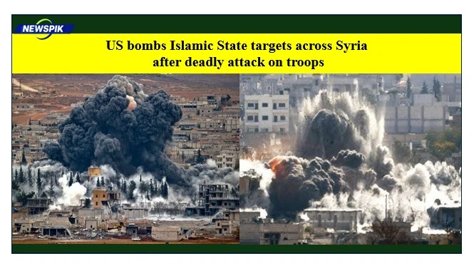 Us bombs islamic state targets across syria