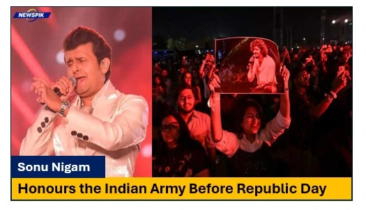 Sonu nigam honours the indian army