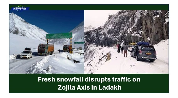 Fresh snowfall disrupts traffic