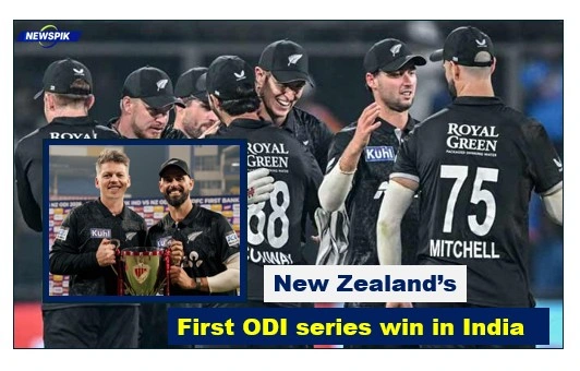 New zealand seal first odi series win in india