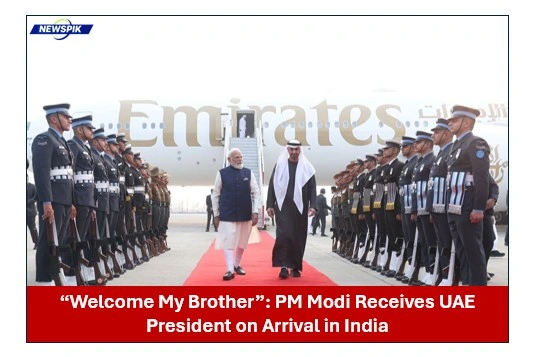 'Welcome My Brother’: Pm Modi Receives Uae President On Arrival In India 1 Pm modi receives uae president