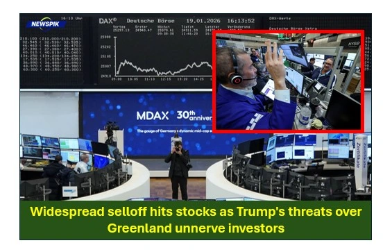 Widespread selloff hits stocks