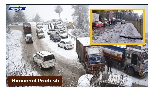 Heavy Snowfall Disrupts Normal Life In Himachal Pradesh 1 Himachal pradesh