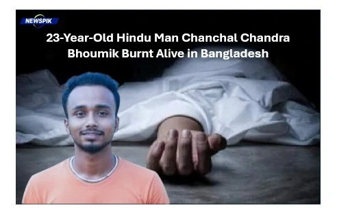 23 year old hindu man in bangladesh: burnt alive