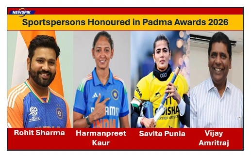 Sportspersons honoured in padma awards 2026