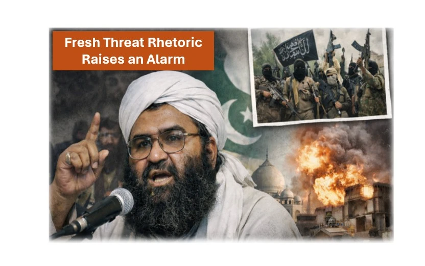 Fresh Threat Rhetoric Raises Alarm- Masood Azhar Claims Massive Suicide Force 1 Masood azhar