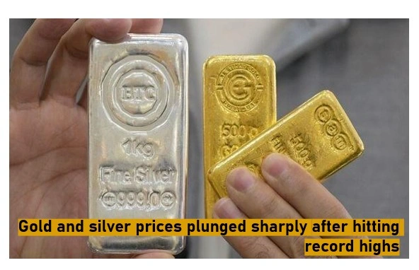 Gold Dips 13%, Silver Crashes By 37% 1 Gold - silver