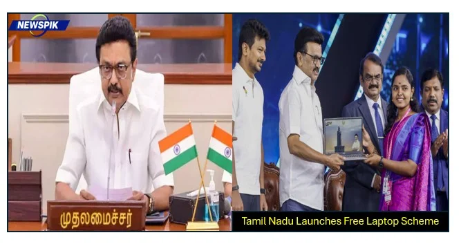 Tamil nadu launches free laptop scheme for 20 lakh college students