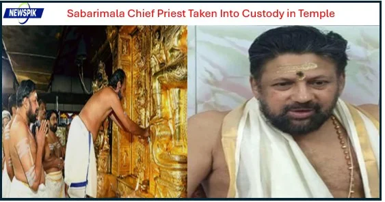 Sabarimala chief priest taken into custody in temple gold theft case