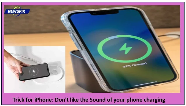 Trick for iphone- don't like the sound of your phone charging?  