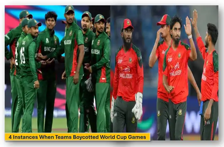 4 instances when teams boycotted world cup games