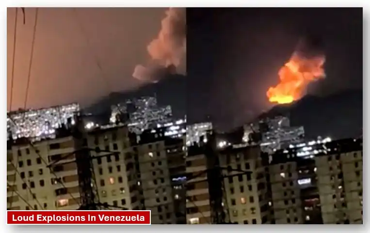 Loud explosions in venezuela after trump warns of ground strikes 