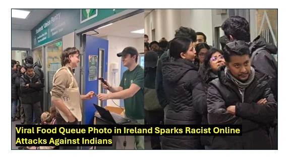 Viral food queue photo