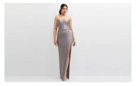 Satin corset dress