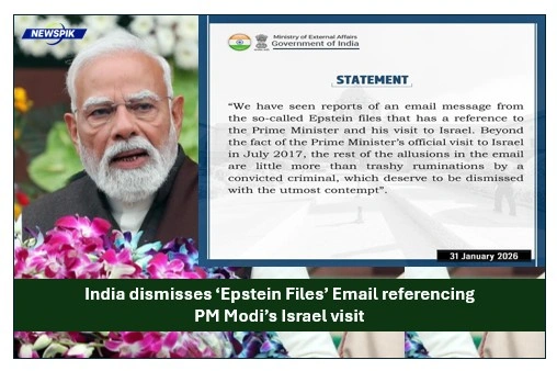 India dismisses ‘epstein files’ email