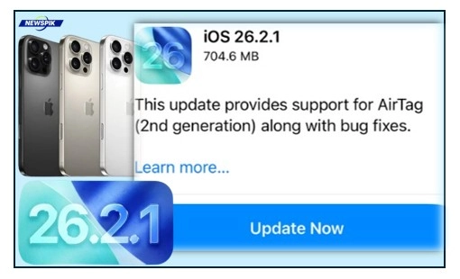  ios 26. 2. 1 update