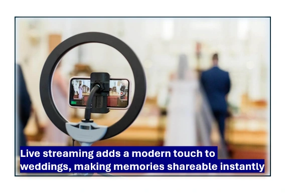 Wedding live streaming