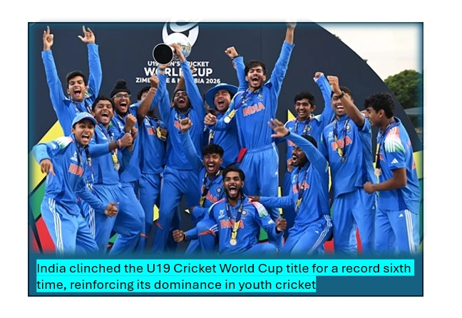 India Clinch U19 Cricket World Cup Title For Record Sixth Time 1 U19 cricket world cup
