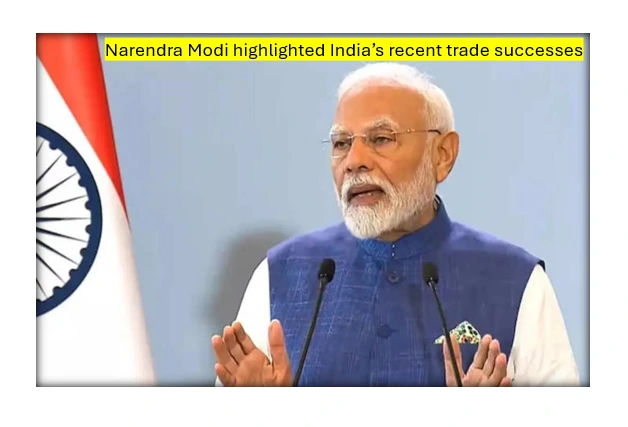 Pm Modi Flags Trade Wins, Targets Upa In Strong Economic Pitch 1 Pm modi