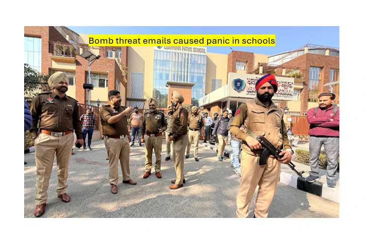 Bomb Threat Emails Shake Mohali Schools As Police Launch Searches And Investigation 1 Police
