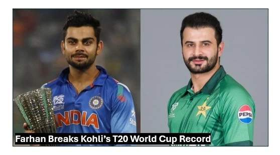 Virat kohli & sahibzada farhan