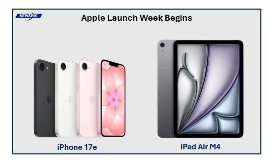 Iphone 17e, ipad air m4