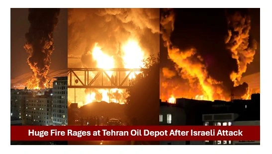 Tehran oil depot