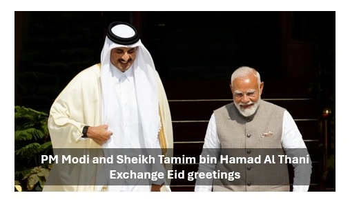 Pm modi and sheikh tamim bin hamad al thani