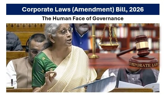 Nirmala sitharaman, corporate laws (amendment) bill, 2026