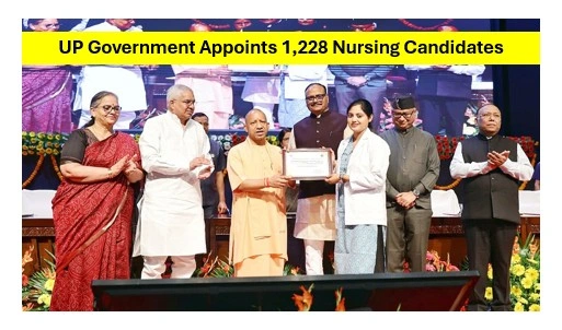 Up government gives jobs to 1,228 nursing candidates