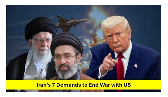 7 demands from iran to end war with us