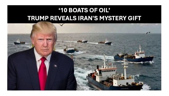 Trump reveals iran's mystery gift to us